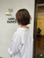 ヘアーアンドライフ ノベル(hair&life novel) 大人かわいい外ハネレイヤーボブ