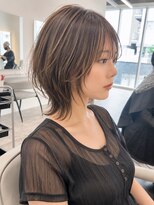 ダブルトーキョー シブヤ(W-TOKYO SHIBUYA)&nbsp;ネオウルフハイライト×ウルフハッシュカット20代30代40代