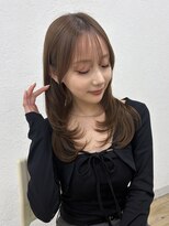 ミリ 奈良店(mm)&nbsp;レイヤーカット/髪質改善/マロンベージュ/学割/近鉄奈良