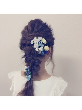 ヘアセット専門店 ナゴミ 池袋店(nagomi) 三つ編みダウンスタイル