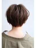 無造作ショートボブ