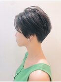 クールな刈り上げショートスタイル 【RENJISHI】