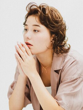 ルーチェ 溝の口(Luce) ダブルバングのハンサムパーマ