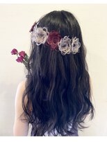 ヘアメイクアート(Hair make Art)&nbsp;スキルエクステで作った薔薇の花冠ヘア☆