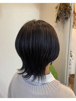 ヘアーリビングリコ 新潟笹口店(hair living Liko)&nbsp;wolf×highlight×Blue gray