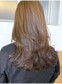 透明感ブランくびれレイヤー_ショコラベージュボブ_ba355581
