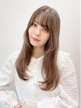 アルバム 新宿(ALBUM SHINJUKU) レイヤー内巻きワンカール_外ハネボブセクションカラー_58910