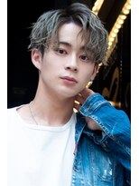 メンズサロン ガウディ 三宮店(men's salon Gaudi)&nbsp;グレージュ×センターパート