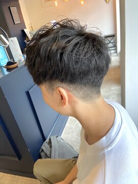 ルフ ヘアーデザイン(ruf hair design) 前下がりナチュラルフェードショート