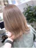 韓国風前髪×シルキーベージュ【髪質改善/新宿/マッシュパーマ】