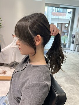 スミ(sumi) 顔周りレイヤー/レイヤーカット/20代30代40代◎岩田