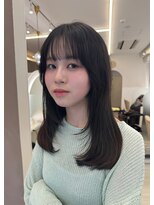 ネモネ バイ ミリー 梅田茶屋町(nemone by milly)&nbsp;レイヤーカット×顔周りレイヤー