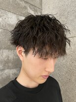 ニアウ 伊勢崎連取店(Niau)&nbsp;メンズマッシュツイストスパイラルパーマメンズパーマ