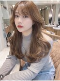 【佐京】美髪カラー　韓国　レイヤー　艶髪　髪質改善