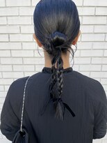 フェンヘアーアイス 中目黒(Fen.hair ici)&nbsp;お呼ばれアレンジ♪20代30代40代大人可愛いタイト編みおろし