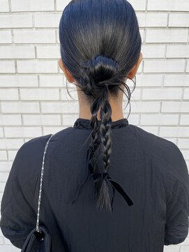 フェンヘアーアイス 中目黒(Fen.hair ici) お呼ばれアレンジ♪20代30代40代大人可愛いタイト編みおろし