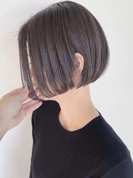 モリオフロムロンドン 原宿本店(morio from London) 【morio 原宿】ミニボブ　ストレート　グレージュ