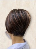 立体感美シルエット☆小顔似合わせカットショートスタイル
