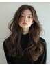 お出かけ前に。前髪カット＋コテ巻スタイリング【ヘアセット】￥1650