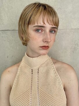 スクリーンギンザメゾン 銀座(SCREEN GINZA MAISON.) クラゲヘアー/小顔に見せるヘア/ココアベージュ/銀座