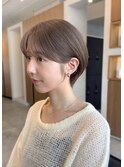 ショートカットショートヘアコンパクトショートボブ丸みショート