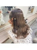 ねじりハーフツインアレンジ