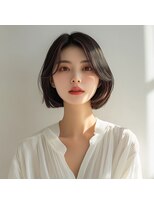 e.m.a プレミアムビューティーサロン 栄駅店(e.m.a PREMIUM BEAUTY SALON)&nbsp;ボブ/イメチェン/外ハネボブ/美髪/ワイドバング/髪型