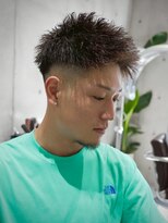 メッツ 原宿(METS) MEN'S/ツイスパ×フェード/短髪/ベリーショート