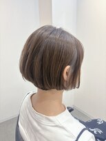 コニー アンド リリー(conne&riri)&nbsp;【お客様スタイル】ボブ×シナモンベージュ