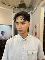 ビーバイエイトジェンツ(Bee by EIGHT GENTS)&nbsp;サーフカール/スパイキーショート/ブルーブラック/心斎橋