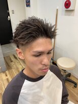 スウェル 稲毛店(Swell)&nbsp;サーフカール/フェザーパーマ/ブルーブラック/稲毛駅/眉毛