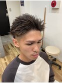 サーフカール/フェザーパーマ/ブルーブラック/稲毛駅/眉毛