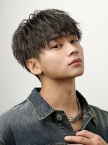 オーシャントーキョー 原宿(OCEAN TOKYO) ウィービング無造作パーマ刈り上げマッシュ