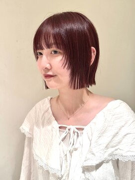 ガーデン 渋谷(GARDEN) ボブ　レイヤーボブ　フェイスレイヤー　暖色カラー