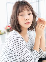 エイトサロン 八潮(8salon) 八潮/髪質改善/モーブブラウン×ゆるふわミディアムm