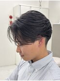 毛流れ センターパート ニュアンスパーマ フェザーパーマ 眉毛