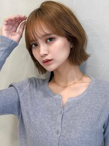 アグノス 青山(Agnos)&nbsp;うるツヤこなれヘア斜めバング艶感大人ガーリーサイドバング
