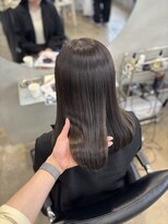 リラクオーレ 三宮 元町(LIRA CUORE)&nbsp;グレージュ×髪質改善縮毛矯正
