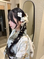 ヘアーザラブズラフズ オーガニカ 北九州(HAIR THE LOVES LAUGHS ORGANICA) 成人式ヘアセット×編み下ろし