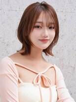 アグ ヘアー イコール 新小岩店(Agu hair equal)&nbsp;《Agu hair》ピンクブラウンボブ×numberA.ベースケアミルク
