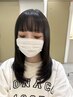 似合わせカット+オベリクス前髪縮毛矯正 ¥11500