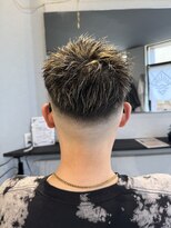 スウェル 成田店(Swell)&nbsp;フェードハイライト[成田駅/Men's/メンズカット/パーマ]