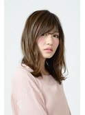 ナチュラル可愛いストレートミディ【EARTH聖蹟桜ヶ丘店】