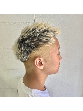 シャンス ヘアー(Chance hair) ツーブロックショート☆ダブルカラー