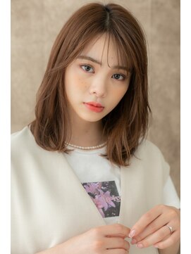 モッズヘア 上尾西口店(mod's hair) 大人かわいいフェザーバングくせ毛風ロブヘアZ上尾20代30代40代