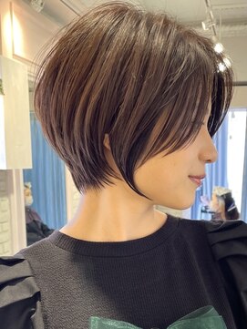 ロンドブルーム 天神大名店(Lond Bloom) 大人美人ショートボブ　ハイライト　デザインカラー