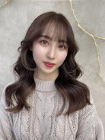 ロンドアヴァントゥス 池袋(Lond aventus)&nbsp;韓国、ワンホン、ショコラベージュ、ミディアムヘア