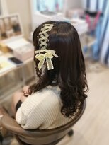 ヘアセットサロン ミント(Hair set salon MINT)&nbsp;レースアップアレンジ