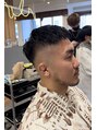 メンズヘアトーキョー(MEN'S HAIR TOKYO)&nbsp;スキンフェードにピンパーマでセットしやすく