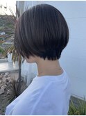 ショート×透け感ダークグレー【大分】
